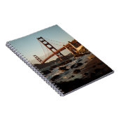 昼間サンフランシスコ・ゴールデンゲートブリッジ ノートブック (右側)