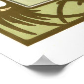 昼間ダッシュアールヌーボーポスターセット2/4 byミュシャ ポスター (角)