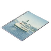 昼間フェリーのクリスマスカード ノートブック (左側)