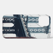 昼間マンハッタン橋の写真 Case-Mate iPhoneケース (裏面 (横))