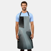 昼間時の建物の低角撮影 エプロン (着用した状態)