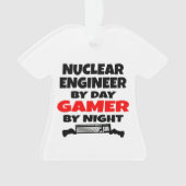 昼間時ゲーマー別原子力技術者 オーナメント (正面)