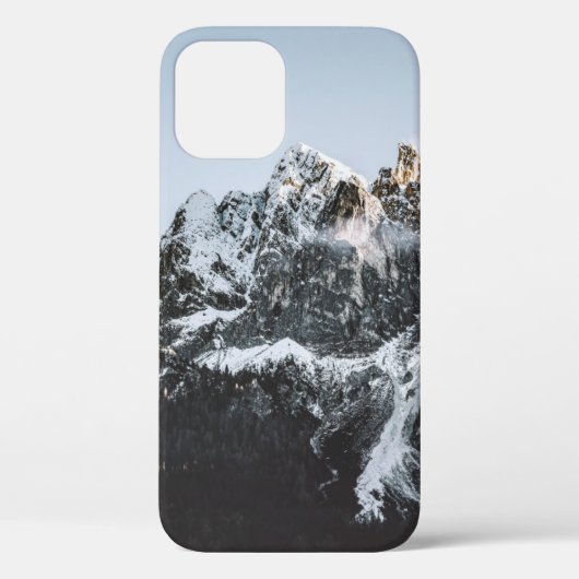 昼間雪蓋付き山 Case-Mate iPhoneケース (裏面)