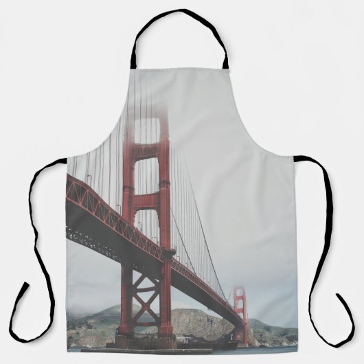 昼間青空の下の金門橋 エプロン (正面)