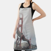 昼間青空の下の金門橋 エプロン (インサイチュ)