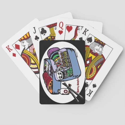 昼食のためのダービー トランプ (裏面)