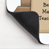 昼食のバッグまたはApple世界で最も最高のな数学の教師の名前 マウスパッド (コーナー)