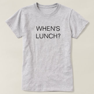 昼食のワイシャツがある時 Tシャツ