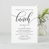 昼食の後ずっと幸せに、ポスト結婚の 招待状 (スタンド正面)