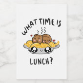 昼食の時間 フードラベル (シングルラベル)