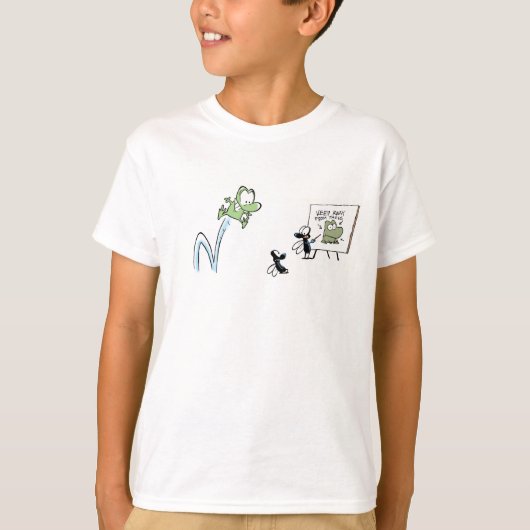 昼食の時間! Mortカエル Tシャツ (正面)