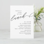 昼食の駆け落ちモダン後結婚楽しく 招待状 (スタンド正面)
