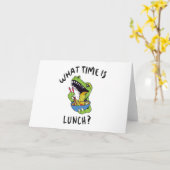 昼食は何時だ カード (黄色い花)