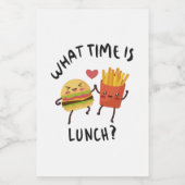 昼食は何時だ フードラベル (シングルラベル)
