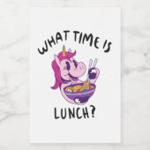 昼食は何時だ フードラベル (シングルラベル)