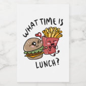 昼食は何時だ フードラベル (シングルラベル)