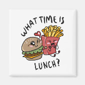 昼食は何時だ マグネット (正面)