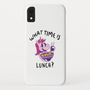 昼食は何時だ iPhone XRケース