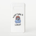 昼食は何時だ SAMSUNG GALAXY S10ケース<br><div class="desc">昼食は何時だ？テーブルで素敵なおもしろい犬ランチの準備ができている。大人向け子供への完璧な試合。</div>