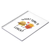 昼食は何時ですか ノートブック (左側)