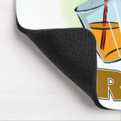 昼食は役立ちます マウスパッド (コーナー)