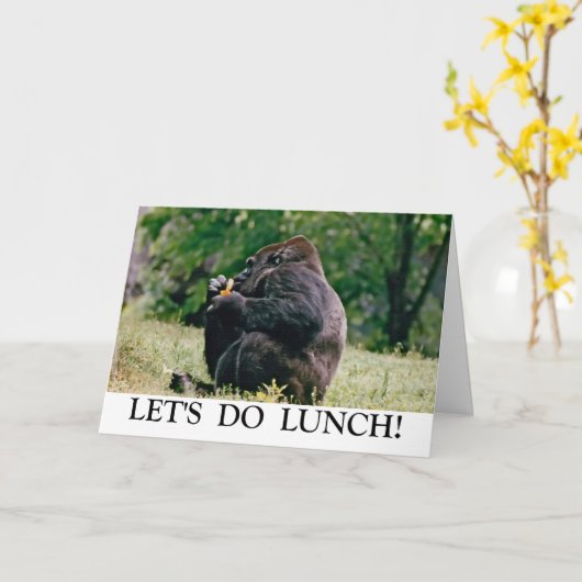 昼食をしよう! カード (黄色い花)