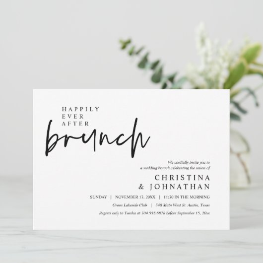 昼食会の後ずっと楽しモダンく過ごす 招待状 (スタンド正面)