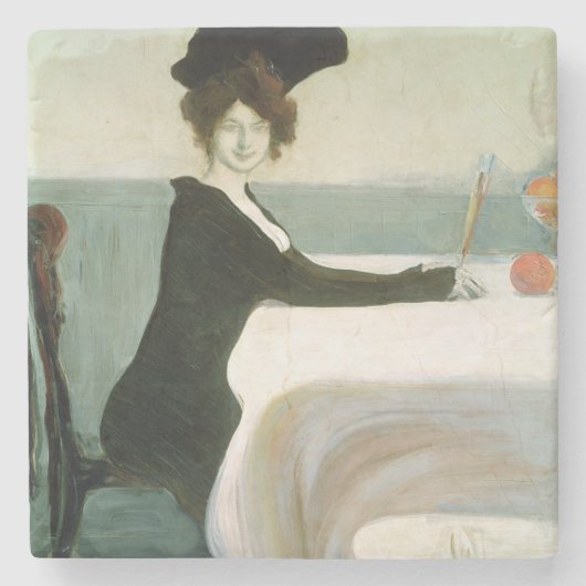 昼食会 ストーンコースター (正面)