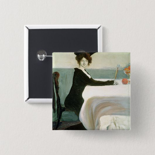 昼食会 缶バッジ (正面&裏面)