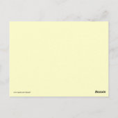 昼食時間 ポストカード (裏面)