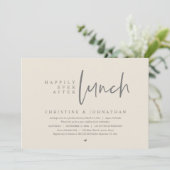 昼食結婚の後、幸いにもパーティーの駆け落ち 招待状 (スタンド正面)