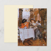 『昼食』（ジャコブ・ティッソット） (正面/裏面)