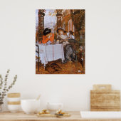 『昼食』（ジャコブ・ティッソット） ポスター (キッチン)