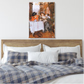 『昼食』（1868）ジェームズ・ティソット キャンバスプリント (インサイチュ (寝室))