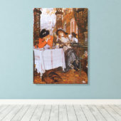 『昼食』（1868）ジェームズ・ティソット キャンバスプリント (インサイチュ (ウッドフロア))