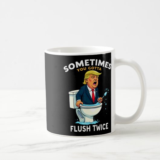時々あなたは2回フラッシュする4 コーヒーマグカップ (右)