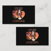 時々ウェルシュスリンガーのスパニエル犬 名刺 (正面/裏面)