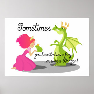 時々カエルやキスを必要とする ポスター