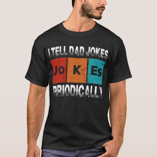 時々ダサいジョークを言うよね ヴィンテージ Tシャツ (正面)