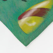 時々ドラゴンの勝利 フリースブランケット (角)