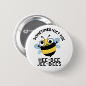 時々ヒビジbeeジョークに襲われる 缶バッジ (正面&裏面)