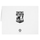 時々モチベーションおもしろいはランニングあなたを見つける (裏面横)