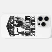 時々モチベーションおもしろいはランニングあなたを見つける Case-Mate iPhoneケース (裏面 (横))