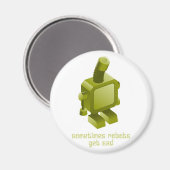 時々ロボットが悲しくなる マグネット (正面/裏面)