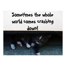 時々世界があなたのポスターに衝突する