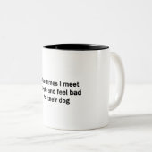 時々人に会う ツートーンマグカップ (正面右)