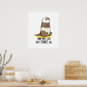 時々人生はフェレットすべてではないフェレおもしろいットパン ポスター (キッチン)