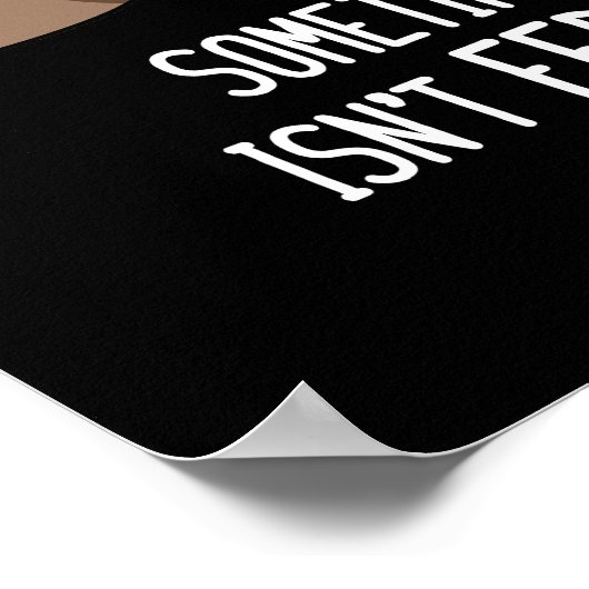 時々人生はフェレットすべての動物のプンダークBG ポスター (角)