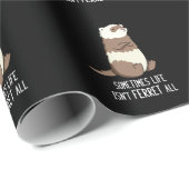 時々人生はフェレットすべての動物のプンダークBG ラッピングペーパー (ロールコーナー)