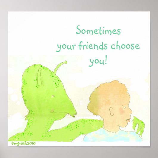 時々友達があなたを選ぶ！ ポスター (正面)